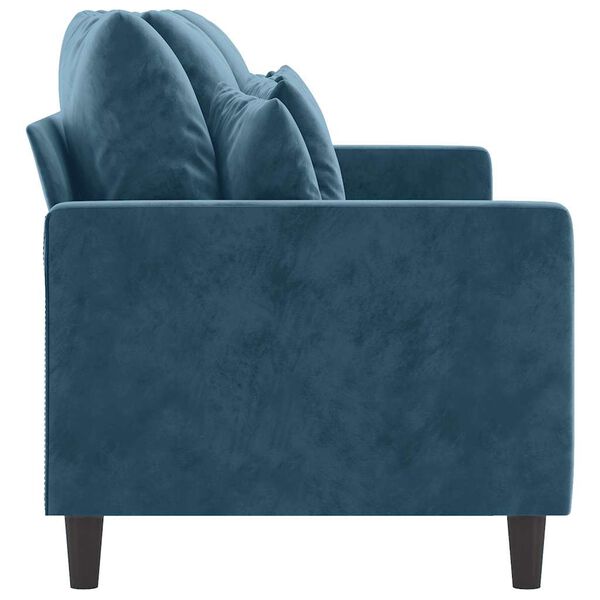 vidaXL 3-personers sofa 180 cm velour bl&aring;