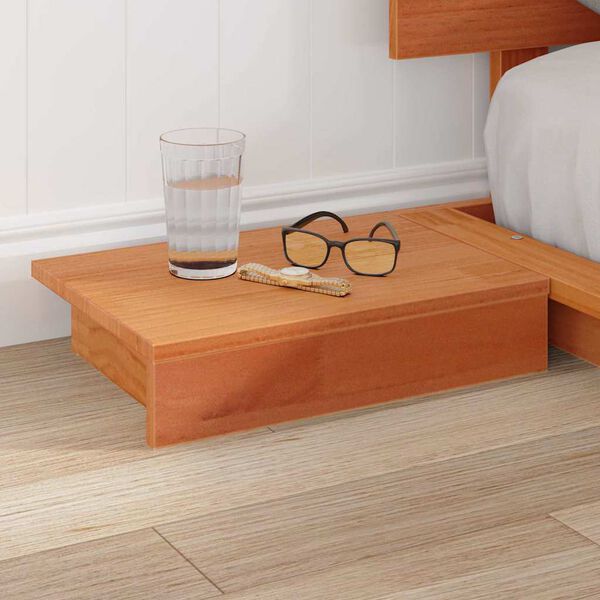 vidaXL Sengestel Brun 140 x 190 cm tr&aelig;