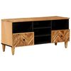 vidaXL Opbevaringsskabe Brun 100 x 33,5 x 46 cm Massivt mangotr&aelig;