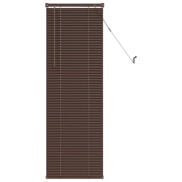 vidaXL Persienner M&oslash;rk Brun med M&oslash;nster 150 x 60 cm PVC