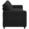 vidaXL Sofa 3 pcs Brun Linned-blandet stof