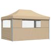 vidaXL Party Tent Beige 292 x 440 x 315 cm Oxford stof