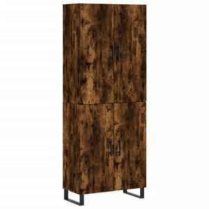 vidaXL h&oslash;jskab 69,5x34x180 cm konstrueret tr&aelig; r&oslash;get egetr&aelig;sfarve