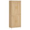 vidaXL h&oslash;jskab 69,5x34x180 cm konstrueret tr&aelig; sonoma-eg