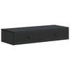 vidaXL V&aelig;gh&aelig;ngt Sideskab Sort 87,5 x 34,5 x 17 cm Konstrueret tr&aelig;
