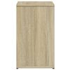 vidaXL sidebord 2 stk. 50x30x50 cm konstrueret tr&aelig; sonoma-eg