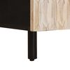 vidaXL Sideboard Hvid Vask Finish 90 x 33 x 75 cm Massivt mangotr&aelig;