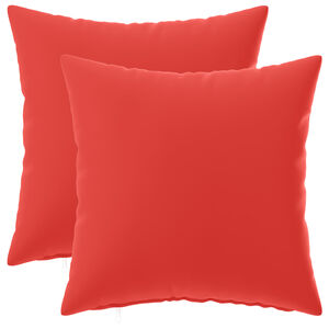 vidaXL Pudebetr&aelig;k 2 pcs HEERLEN R&oslash;d 30 x 30 cm Polyester