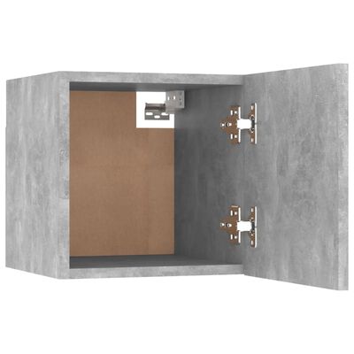 vidaXL sengeskabe 2 stk. 30,5x30x30 cm spånplade betongrå