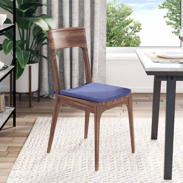 vidaXL Sædepuder 4 pcs Jeans blå 40 x 40 x 3 cm Stof