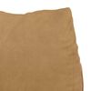 vidaXL Rygpude Brun 60 x 20 x 50 cm Velourstof