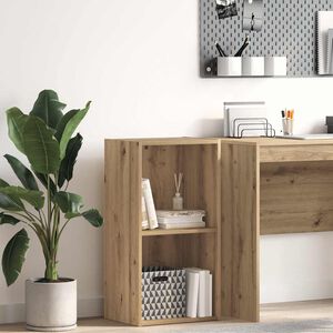 vidaXL bogreol 40x30x77 cm konstrueret tr&aelig; egetr&aelig;sfarve