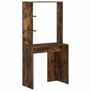 vidaXL Bord R&oslash;get eg Konstrueret tr&aelig; 78,5 x 37 x 154,5 cm