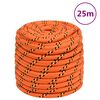 vidaXL tovv&aelig;rk til b&aring;d 16 mm 25 m polypropylen orange