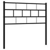 vidaXL udskiftningsgavl 107 cm metal sort