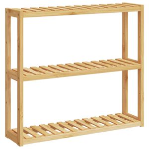 vidaXL v&aelig;ghylde til badev&aelig;relse 3 hylder 60x15x54 cm bambus