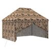 vidaXL Pop-up Skur med 4 Sidev&aelig;gge 3 x 4 m Skov Camouflage