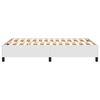 vidaXL Boxspring sengeramme 120x200 cm kunstl&aelig;der hvid