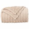 vidaXL Kastet&aelig;pper 6 pcs Beige 240 x 220 cm Fleece