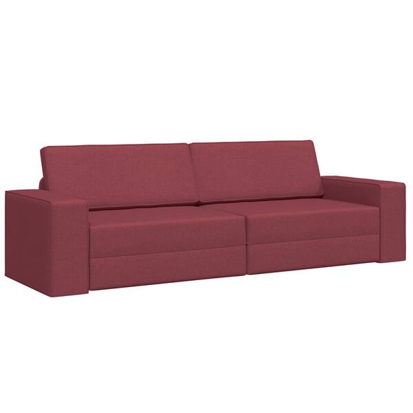 vidaXL Sovesofa 200cm Vinr&oslash;d Stof