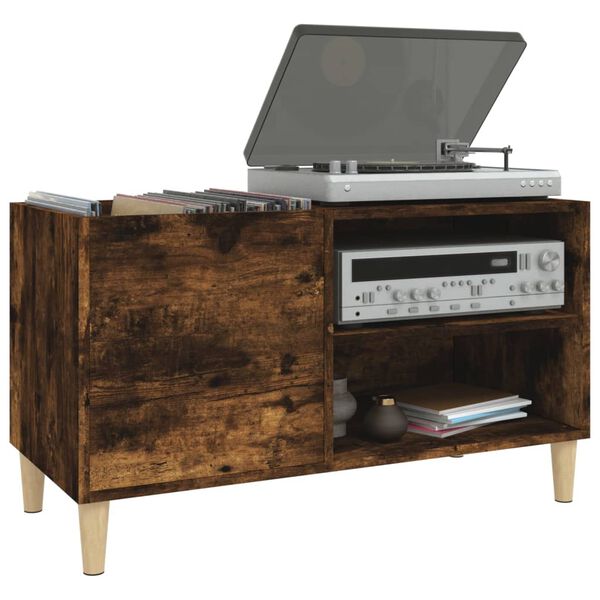 vidaXL vinylskab 84,5x38x48 cm konstrueret tr&aelig; r&oslash;get egetr&aelig;sfarve