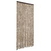 vidaXL flueforh&aelig;ng 100x200 cm chenille beige og brun