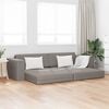 vidaXL Sovesofa 200cm Gr&aring;brun Stof
