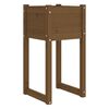 vidaXL plantekasse 40x40x81 cm massivt fyrretr&aelig; gyldenbrun