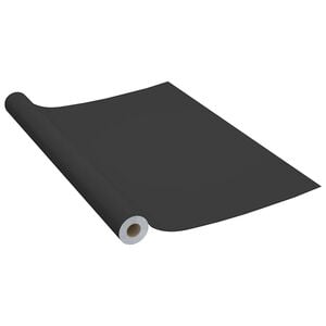vidaXL selvkl&aelig;bende folie til m&oslash;bler 500x90 cm PVC sort