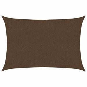 vidaXL solsejl 2x2,5 m 160 g/m&sup2; HDPE brun