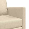 vidaXL 2-i-1 sovesofa 112x174x55 cm stof creme