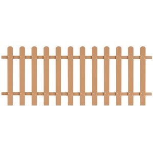 vidaXL stakit 200x80 cm WPC