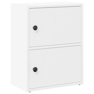 vidaXL bogreol 40x24x52 cm konstrueret tr&aelig; hvid