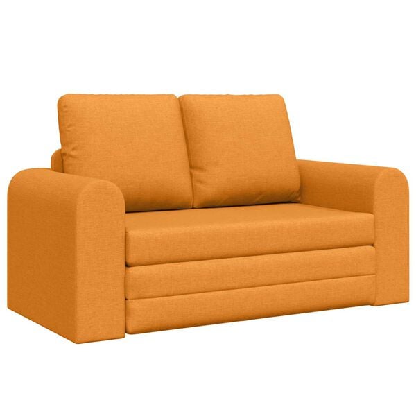 vidaXL Sovesofa 60cm M&oslash;rk Gul Stof