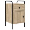 vidaXL Natskab Sonoma-eg 35 x 36,5 x 61 cm Konstrueret tr&aelig;