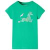 T-shirt til b&oslash;rn str. 116 gr&oslash;n