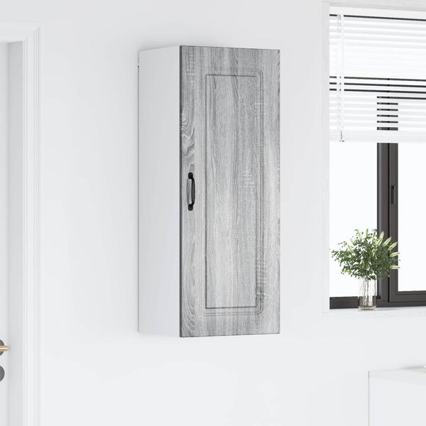 vidaXL K&oslash;kkenskab Kalmar Gr&aring; Sonoma 40 x 31 x 100 cm Konstrueret tr&aelig;