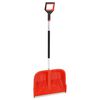 vidaXL sneskovl 136 cm aluminium r&oslash;d
