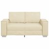 vidaXL Sofa Creme 160 x 78 x 84 cm Stof
