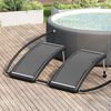 vidaXL solvarmere til pool 2 stk. 110x65 cm buet