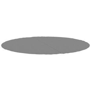 vidaXL poolunderlag &Oslash;244 cm polyester-geotekstil lysegr&aring;