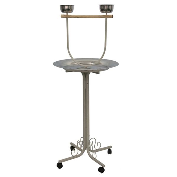 Strong papeg&oslash;jelegeplads Amy s&oslash;lvgr&aring; 55 x 55 x 135 cm 99048