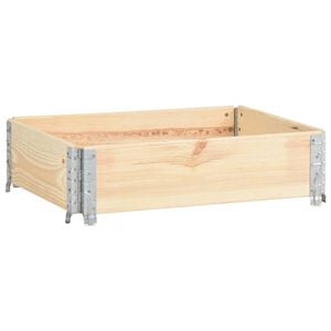 vidaXL h&oslash;jbed 60x80 cm massivt fyrretr&aelig;