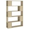 vidaXL bogreol/rumdeler 100x24x155 cm konstrueret tr&aelig; sonoma-eg