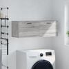 vidaXL v&aelig;gskab 100x36,5x35 cm konstrueret tr&aelig; gr&aring; sonoma-eg