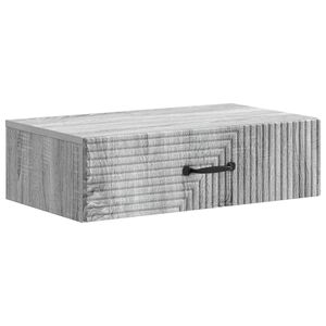 vidaXL V&aelig;gh&aelig;ngt Sideskab Gr&aring; sonoma-eg 59 x 34,5 x 17 cm