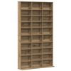 vidaXL CD Skab Artisan Egetr&aelig; 101 x 23 x 177,5 cm Konstrueret tr&aelig;