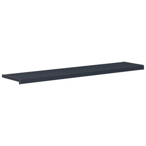vidaXL Vindueskarm Anthracit med tr&aelig;struktur 140 x 35 x 4,5 cm PVC