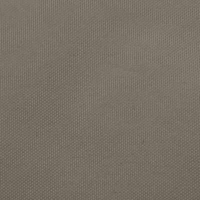 vidaXL solsejl 4,5x4,5 m firkantet oxfordstof gråbrun