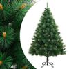 vidaXL kunstigt juletr&aelig; med juletr&aelig;sfod 150 cm h&aelig;ngslet